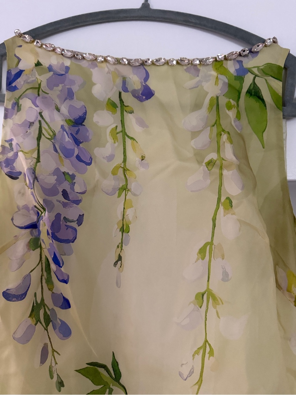 LEO LIN Yumei Silk Embellished Open Back Gown NWT – Size US 2 - Picture 8 of 10